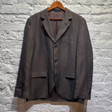 EMPORIO ARMANI BROWN WOOL JACKET