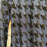 ACNE STUDIOS	NAVY BLACK FLOCKED HOUND TOOTH TOP