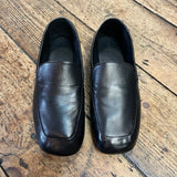 LEMAIRE BLACK LEATHER LOAFERS