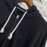 ACNE STUDIOS BLACK ZIP HOODIE