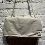 AT-KOLLEKTIVE OFF WHITE LEATHER HANDBAG
