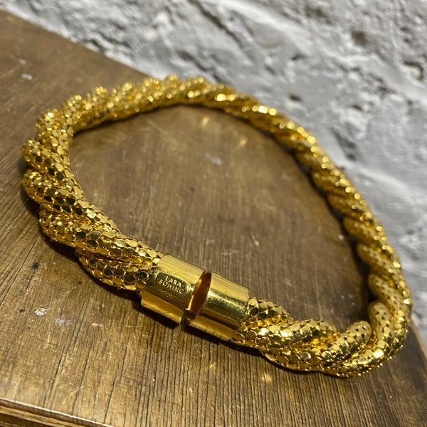 LARA BOHINC GOLD PLATED ROPE NECKLACE