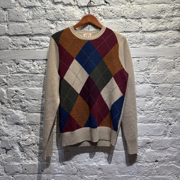 BROOKS BROTHERS
ARGYLE KNIT SWEATER