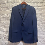 LANVIN	NAVY BLUE 2 BUTTON SUIT ITA 52