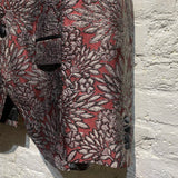 STEVE BELL BESPOKE RED/SILVER EMBROIDERED DINNER JACKET