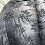 MONCLER X SIMONE ROCHA
EMBELLISHED BLACK DOWN COAT