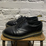 ENGINEERED GARMENTS x DR MARTENS ASYMMETRICAL BLACK LEATHER SHOES