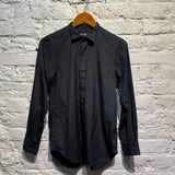JUNYA WATANABE 
COMME DES GARÇONS
BLACK COTTON LONG SLEEVE SHIRT