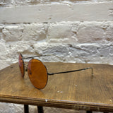 GUCCI	ORANGE TINT ROUND SUNGLASSES