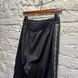 Alexander McQueen MCQ 	BLACK MCQ PIPING TRACK BOTTOMS