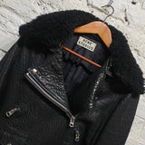 ACNE STUDIOS 
BLACK LEATHER JACKET