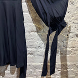 STELLA MCCARTNEY NAVY SILK DRESS