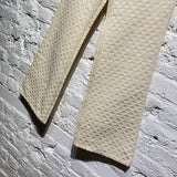 CHARLES JEFFREY LOVERBOY
CREAM/WHITE WOVEN TROUSERS
