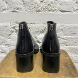 MIU MIU BLACK ANKLE BOOT SANDALS