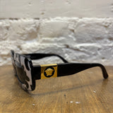 VERSACE 	BLACK & WHITE SUNGLASSES