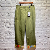 BURBERRY HIGHGROVE COLLECTION KHAKI TROUSERS