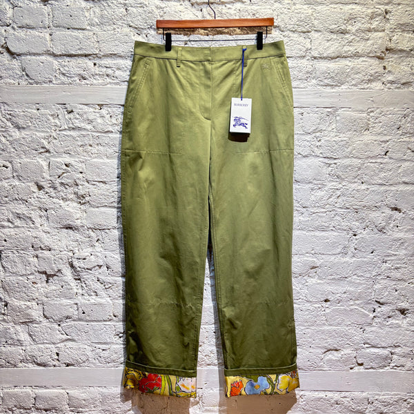 BURBERRY HIGHGROVE COLLECTION KHAKI TROUSERS