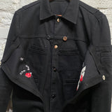 LAROPA BLACK DENIM JACKET