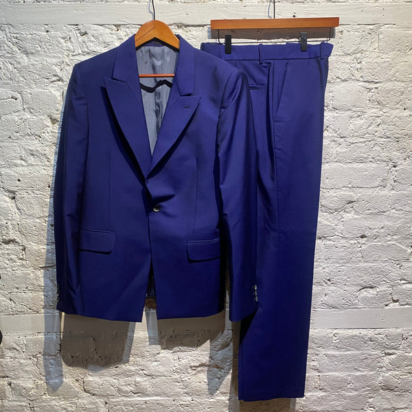 ALEXANDER MCQUEEN BLUE SUIT