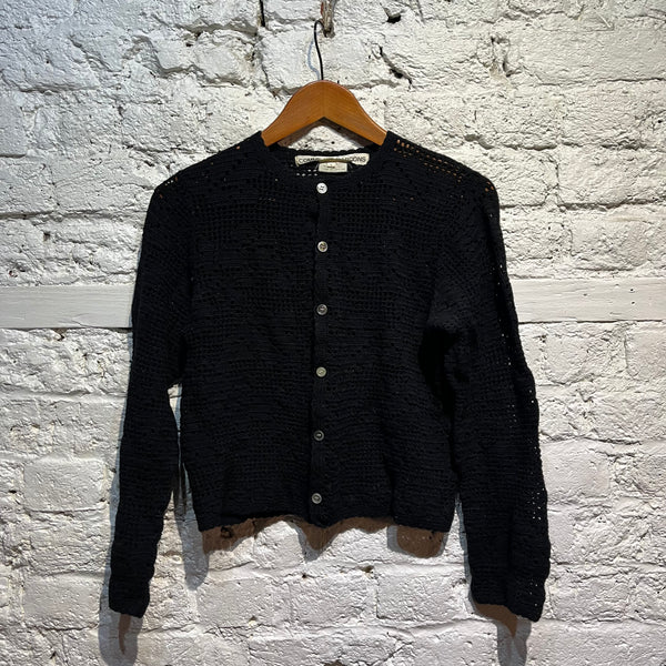 COMME DES GARÇONS BLACK CARDIGAN