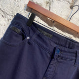 GUCCI WOMENS DARK NAVY DENIM FLARED JEANS