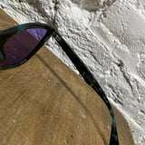 YOHJI YAMAMOTO BLUE TORTOISESHELL/PURPLE LENS SUNGLASSES