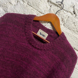 ACNE RASPBERRY MELANGE MOHAIR KNIT