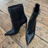 BALENCIAGA BLACK HEELED BOOTS