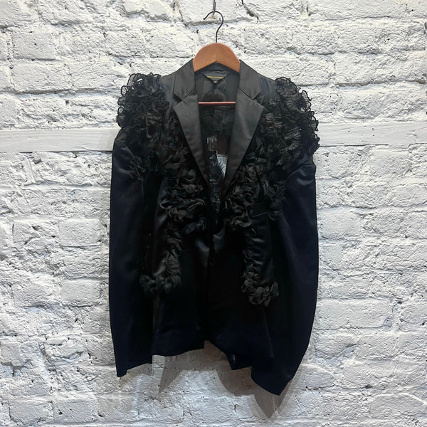 COMME DES GARÇONS
WOOL/SILK RUFFLE JACKET
SIZE S