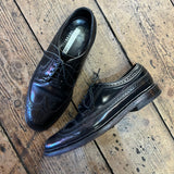 FLORSHEIM IMPERIAL VINTAGE BLACK BROGUES