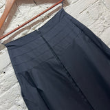 PRADA
MIDNIGHT PLEATED COTTON SKIRT