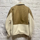 GmbH CREAM/BROWN WOOL FLEECE