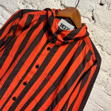 KTZ RED/BLACK STRIPED HOODED SHIRT