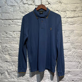 PAUL SMITH P.S. BLUE SLIM FIT L/S POLO SHIRT