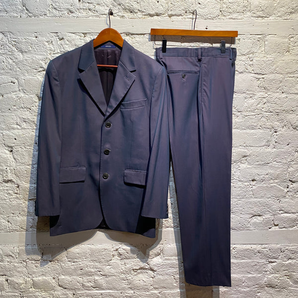 KENZO HOMME VINTAGE NAVY/VIOLET TWO-TONE SUIT