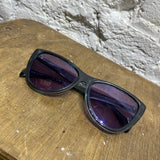 YOHJI YAMAMOTO BLUE TORTOISESHELL/PURPLE LENS SUNGLASSES