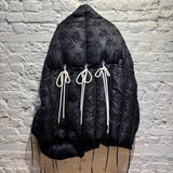 MONCLER X SIMONE ROCHA
EMBELLISHED BLACK DOWN COAT