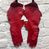 ARISTIDE
RED LEATHER GAUNTLETS
SIZE 7.5