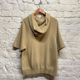 FEAR OF GOD ESSENTIALS
KHAKI HOODED S/S TOP