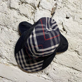 BURBERRY X GOSHA X STEPHEN JONES TARTAN CAP WITH REMOVABLE FLAPS
