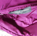 ALEXANDER MCQUEEN PURPLE ONE SHOULDER DRESS