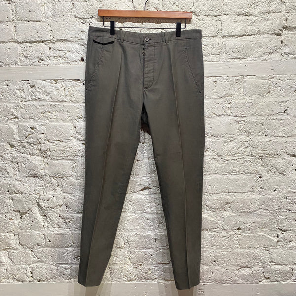 MARGIELA GREY LOW RISE TROUSERS