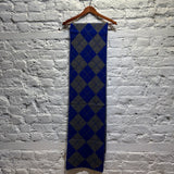 DAMSON MADDER	DIAMOND CHECK SCARF