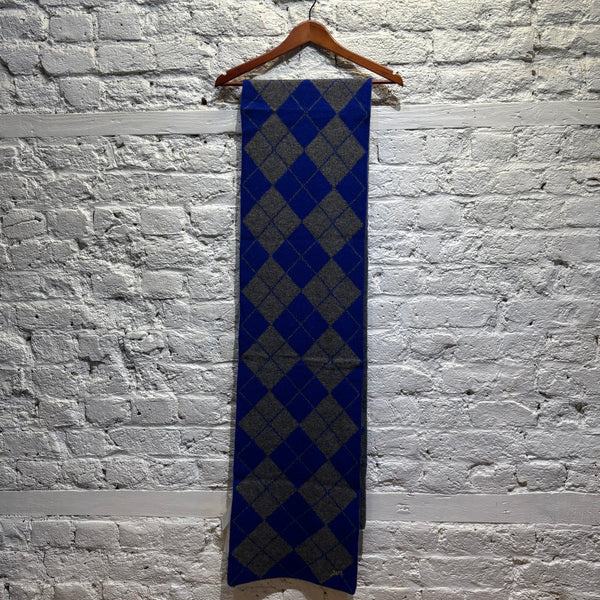 DAMSON MADDER	DIAMOND CHECK SCARF