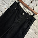 DRIES VAN NOTEN BLACK DENIM JEANS