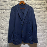 ISSEY MIYAKE MENS BLUE BLAZER