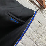 WALES BONNER X ADIDAS 
BLACK/BLUE SATIN PARACHUTE SKIRT
