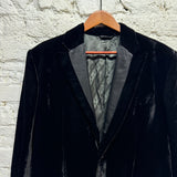 D&G BLACK VELVET FROCK COAT