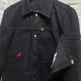 LAROPA BLACK DENIM JACKET