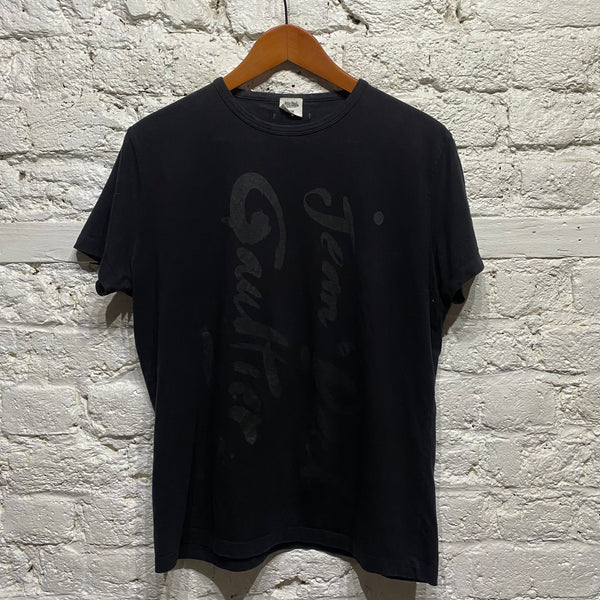 JEAN-PAUL GAULTIER 
BLACK LOGO T-SHIRT